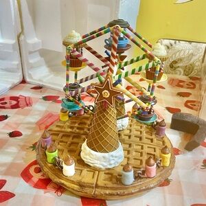 Vintage Lemax 2004 Sugar N Spice Yummy Yummy Ferris Wheel Gingerbread Village